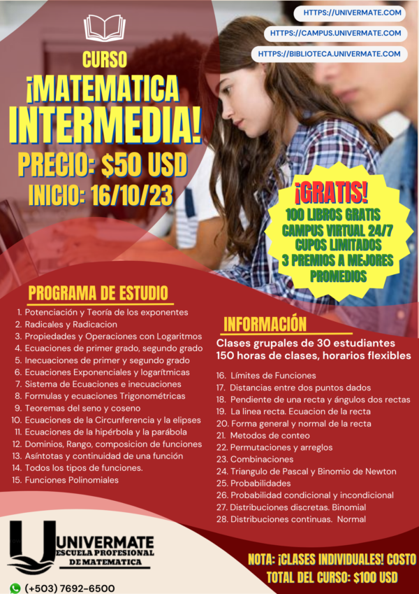 Matemática Intermedia