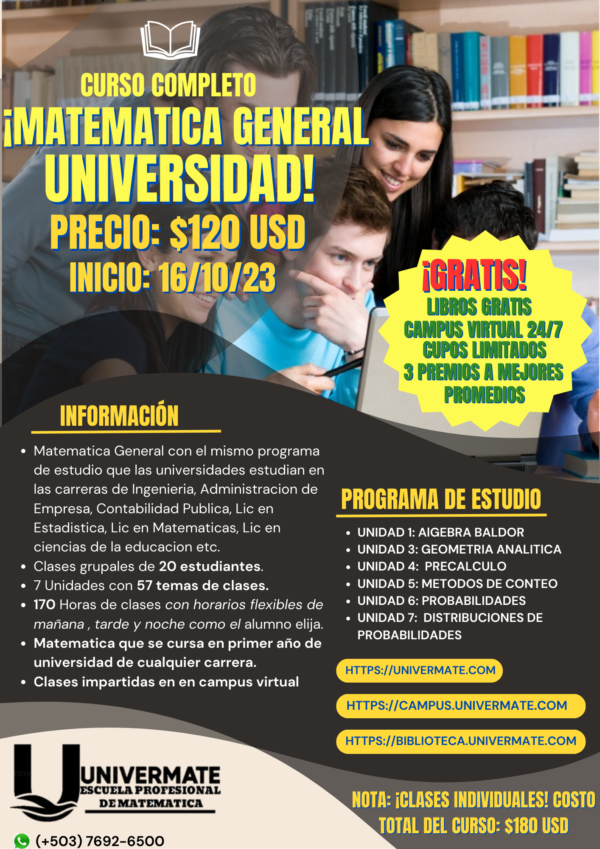 Matemática General - Universidad