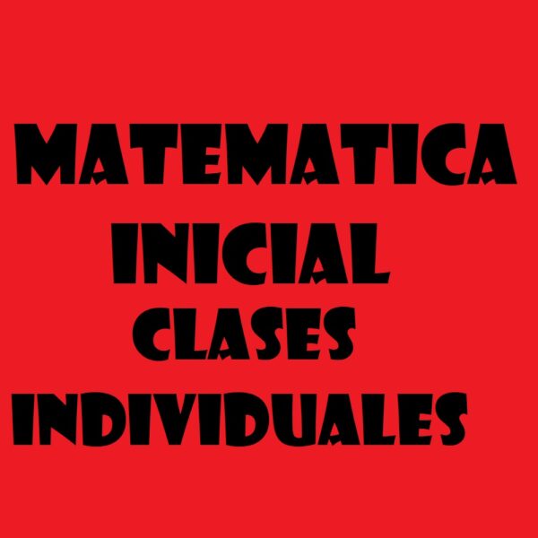 MATEMÁTICA INICIAL